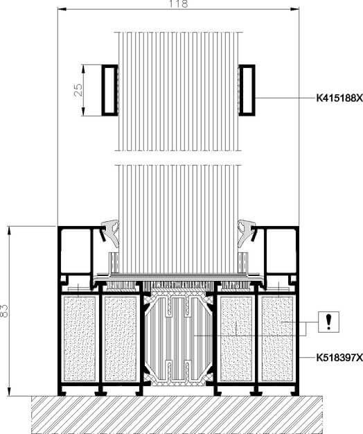 MB118-EI Coupe profil